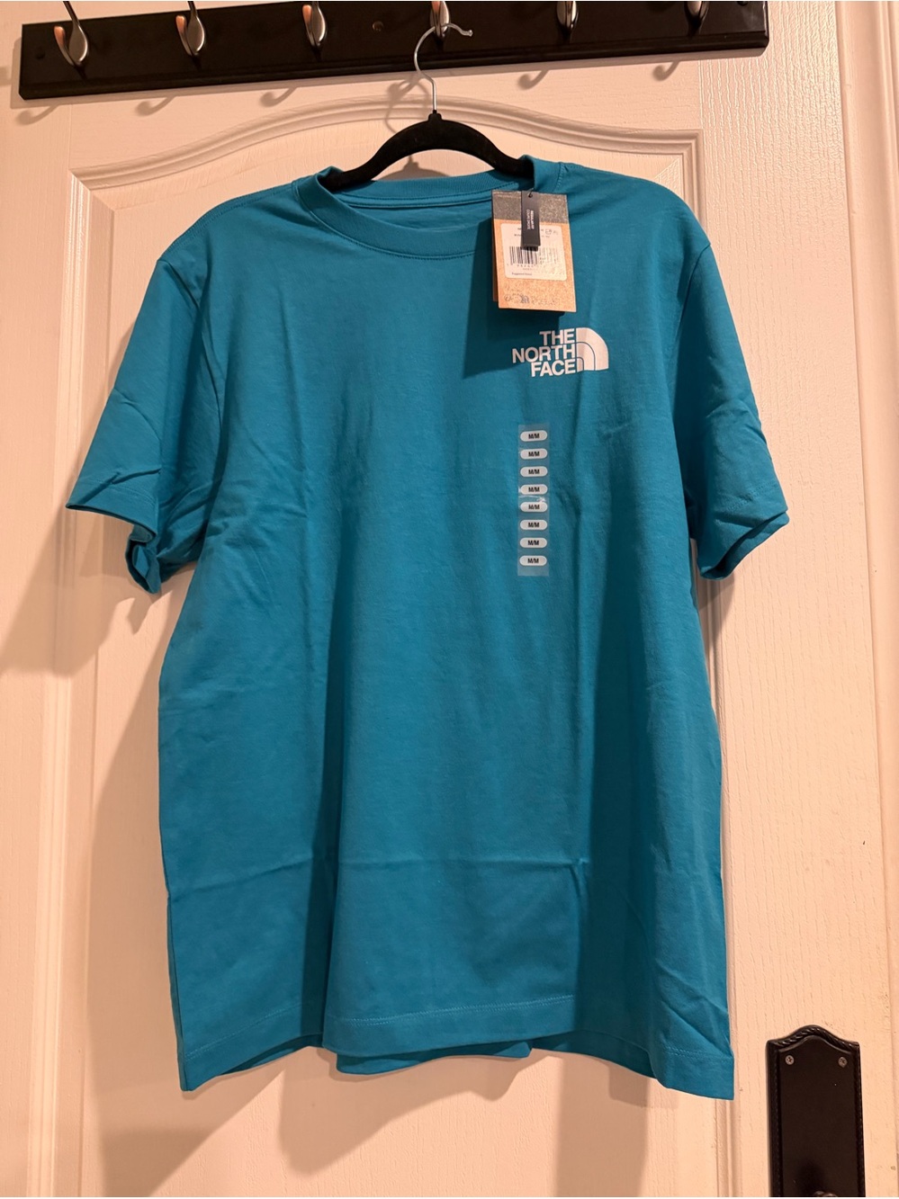 The North Face Men’s Teal Blue Logo Short Sleeve Tee